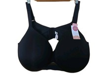 Cacique Lightly Lined Full Coverage Sz 48DDD New Black Color