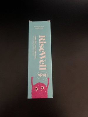 RiseWell Kids Mineral Toothpaste Natural Hydroxyapatite Cake Batter 3.4 oz