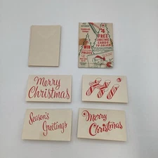 Vintage Nestle’s Quik Promo Christmas Cards To Color 4 pcs 4.25 X 2.75