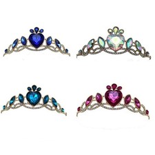 Princess Crown Headband for Girls with For Crystal Tiara Alloy Hair Accessories