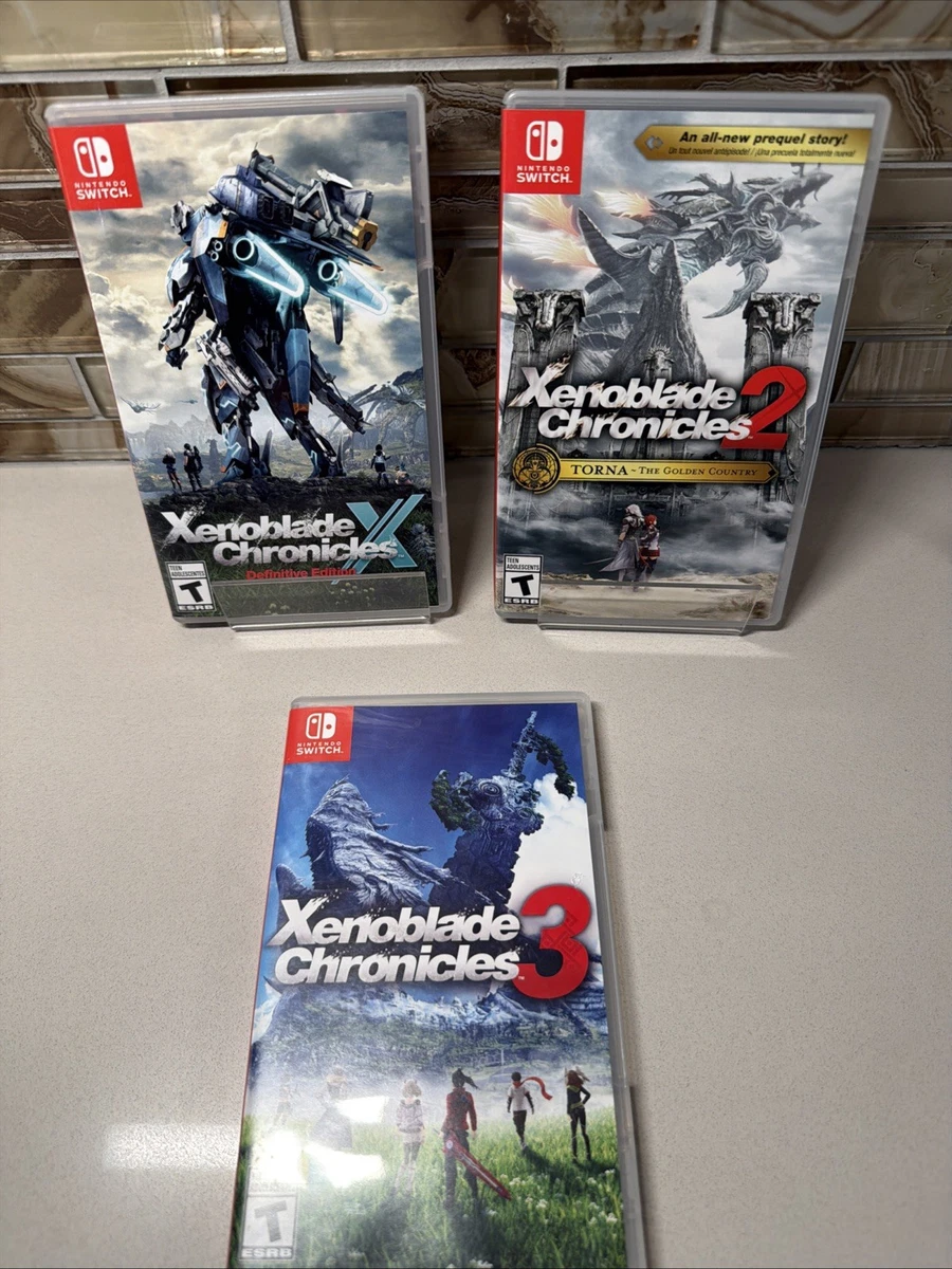 Switch / Switch 2 Game Lot Of 3 • Xenoblade Chronicles Definitive
