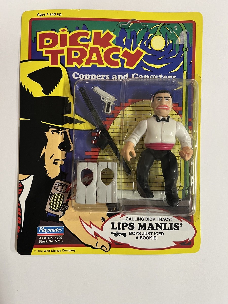 Dick Tracy Lips Manlis フィギュア 未開封 Vintage 1990 Playmates Dick Tracy Coppers & Gangsters Lips Manlis