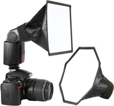 Pro 2-Pack Flash Diffuser Light Softbox: Octagon Rectangle for Stunning Photos
