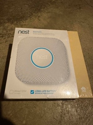Google Nest Protect Smoke Carbon Monoxide Alarm 2nd Gen Battery - Sealed