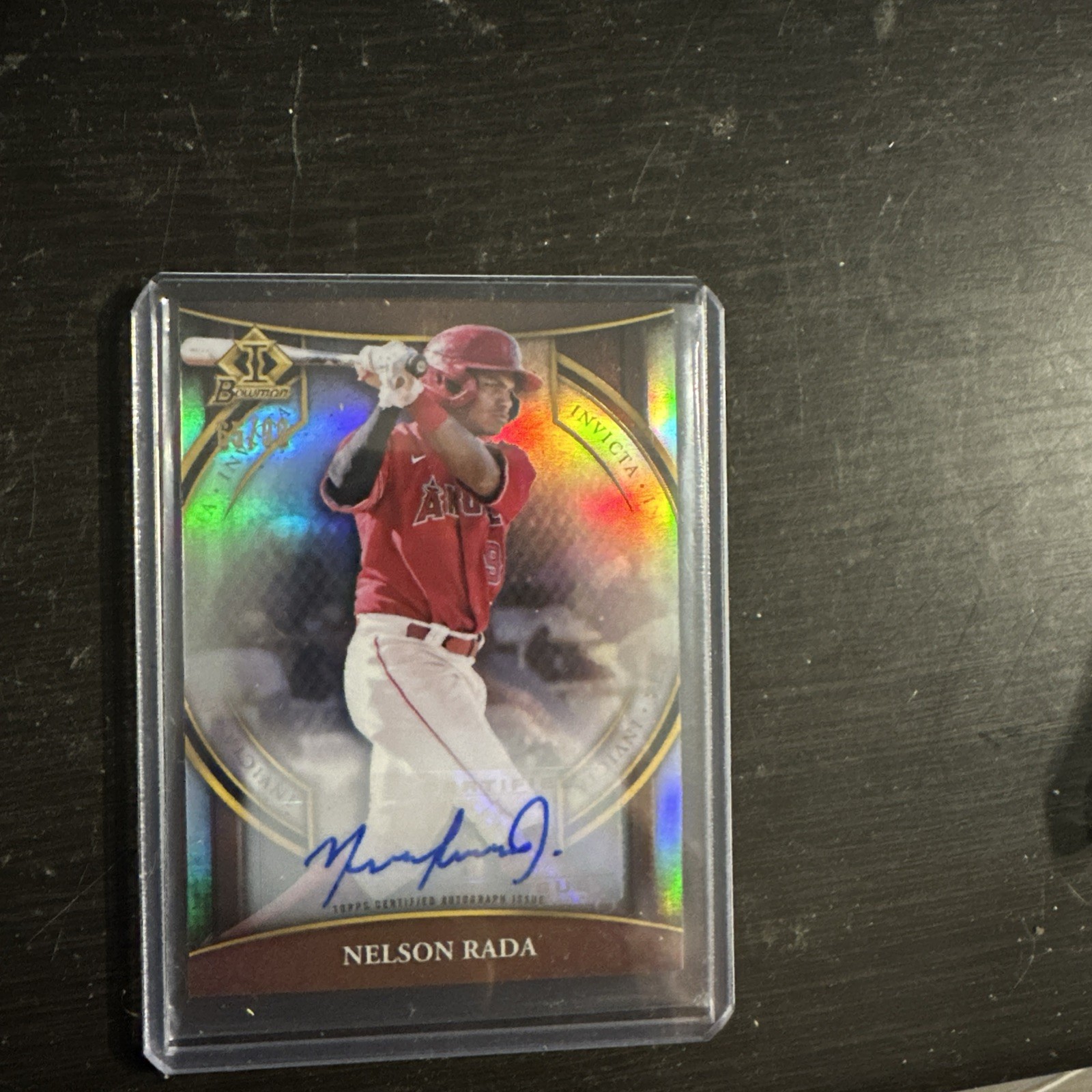 2023 Bowman Chrome INVICTA REFRACTOR PROSPECT ROOKIE AUTO Nelson Rada 65/99