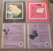 Vintage 1940's 10" Four Vinyl Record Lot Cleaned and Play Tested. 