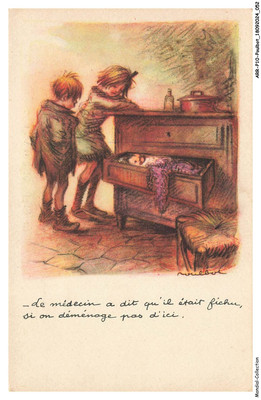 ARRP10-0672-ILLUSTRATOR - POULBOT - Der Arzt Hat Gesagt, Dass Er Fichu Ist