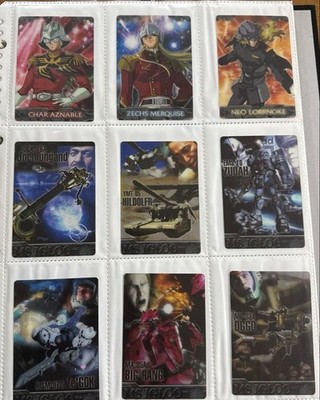 Morinaga Gundam Wefa Choco Complete Set 54 Cards EX Condition Collectible