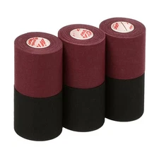 Maroon Black Athletic Tape Set for Optimal Sports Performance