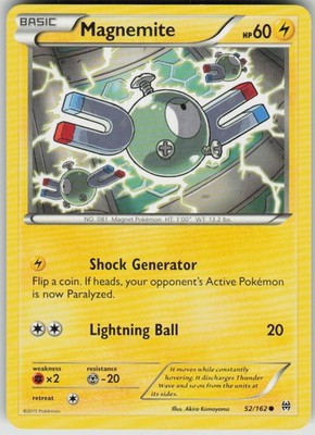 Magnemite Common BREAKthrough LP 52/162