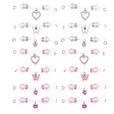 Anillo de silicona para pezón 4 piezas para mujer corazón mariposa gota joyería corporal no perforante