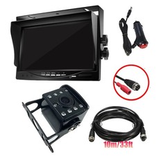 7'' Backup Camera and Monitor Kit System Back Parking Night Vision For Truck RV