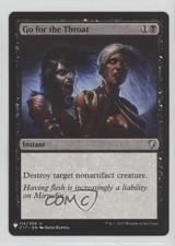 Go for the Throat (Commander 2017) Magic: The List Mystery Booster #114