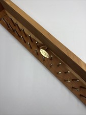Jos. A. Bank Cedar Men's Tie Rack Brass Pins 18” Nice!