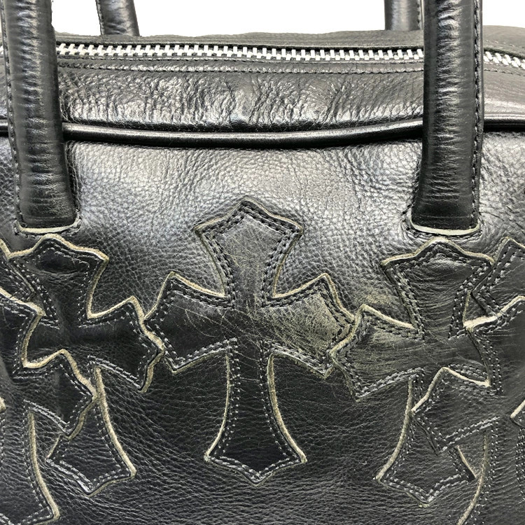 Chrome Hearts M MD Cemetery Cross Patch m Bag Handbag Medium V925 Sier Leather r thumbnail 10