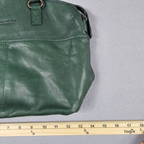 American Leather Co Bolso Cartera Mujer Cuero Genuino Bolso de Mano Cartera Clásico - Imagen 3 de 16