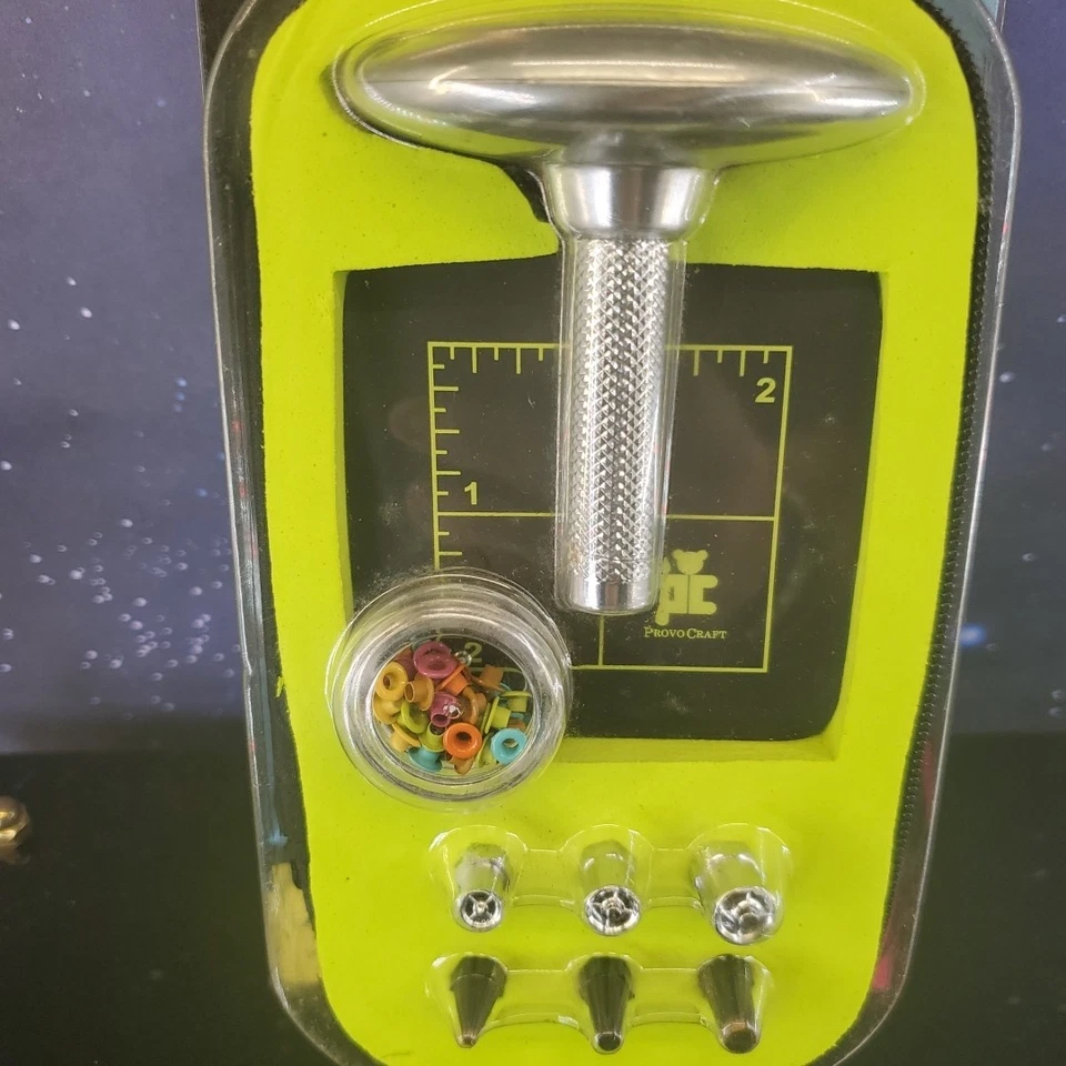 Provo Craft Zision Silent Setter Eyelet Setter New In Sealed Package Crafting - Image 3 of 4