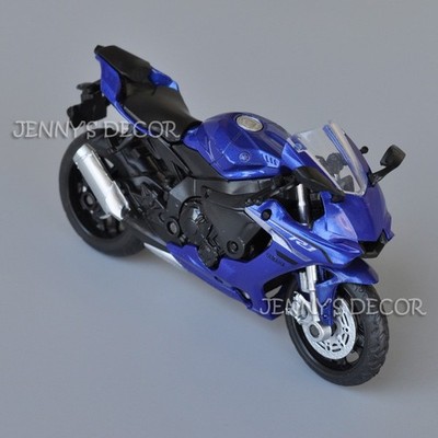 1:18 Scale Diecast Motorcycle Model Toy Yamaha YZF-R1 Sport Bike