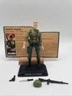 GI Joe 2008 GI Joe Trooper (Green Shirt ) V1B, with file card
