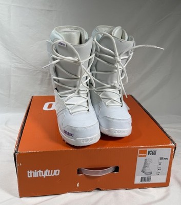 32 thirtytwo thirty two Women's Exit White Snowboard Boots Ladies Size 9 w/Box