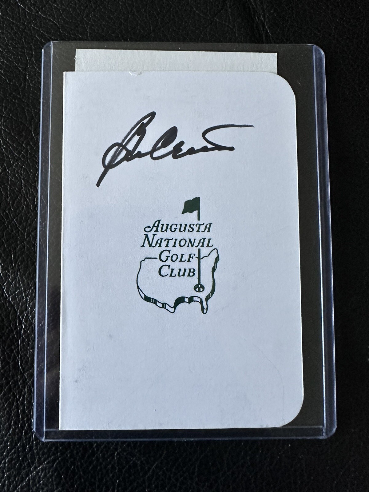 Ben Crenshaw Autographed Signed JSA Masters Augusta National Scorecard #1 