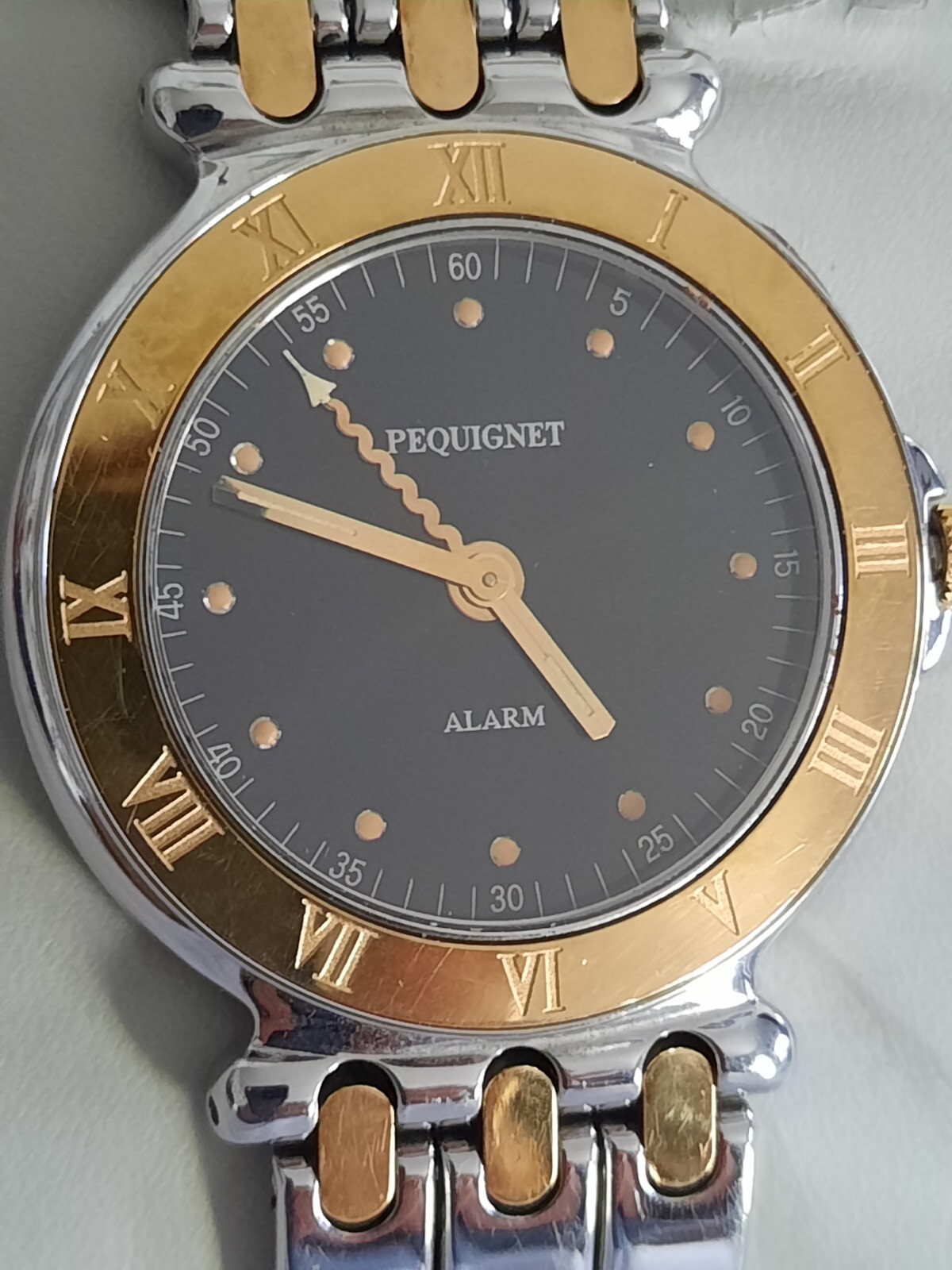 Watch pequignet Moorea alarm ultra rare excellent condition