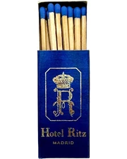 New 5-Star Hotel Ritz Madrid Spain Un-Struck Matches