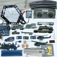 1983 GI JOE ELECTRIC TRAIN & TRUCKING HIGH ADVENTURE BATTLE SET PARTS LOT TYCO