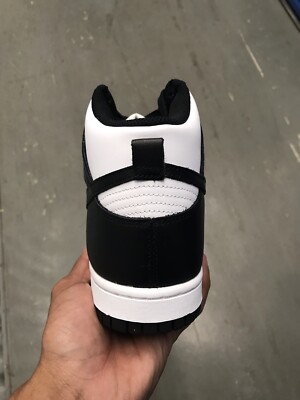 Size 8 - Nike Dunk High Black White W 194956811602 | eBay