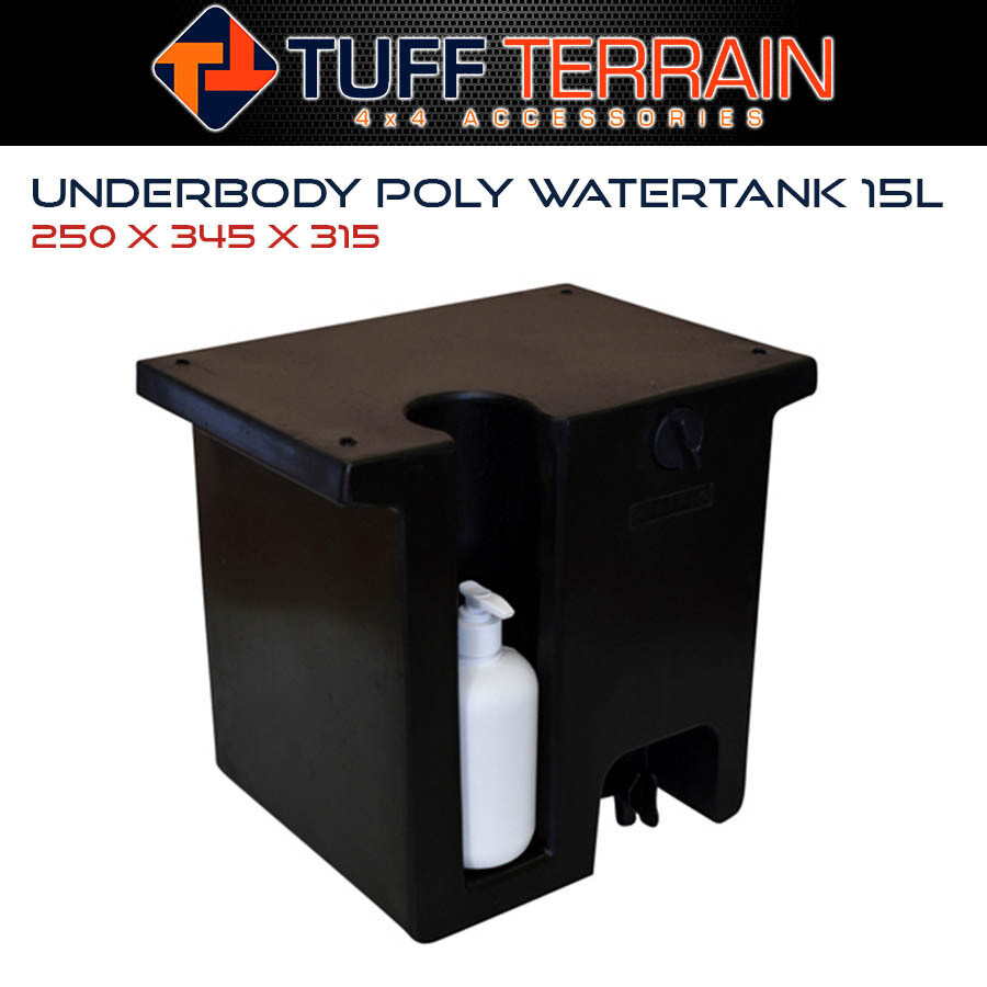 Tuff Terrain Underbody Poly Watertank 15L Water Storage 4x4 Offroad