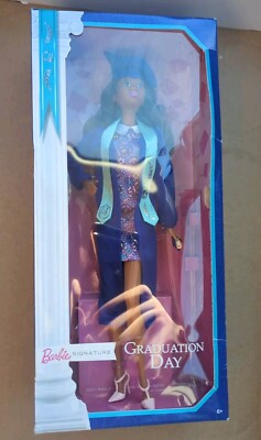 Barbie Graduation Day Doll Signature African American Box Has Some Damage FMP25