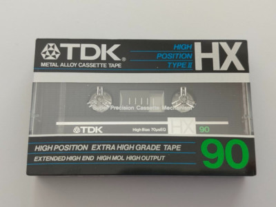 TDK HX 90 Tape Cassette SEALED Japan Market