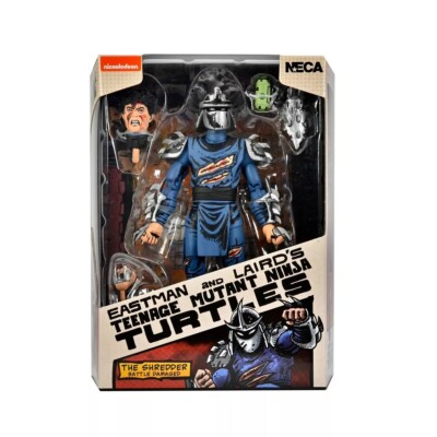 NECA TMNT Mirage 7'' Maßstab Battle-Damaged Shredder Actionfigur Auf Lager