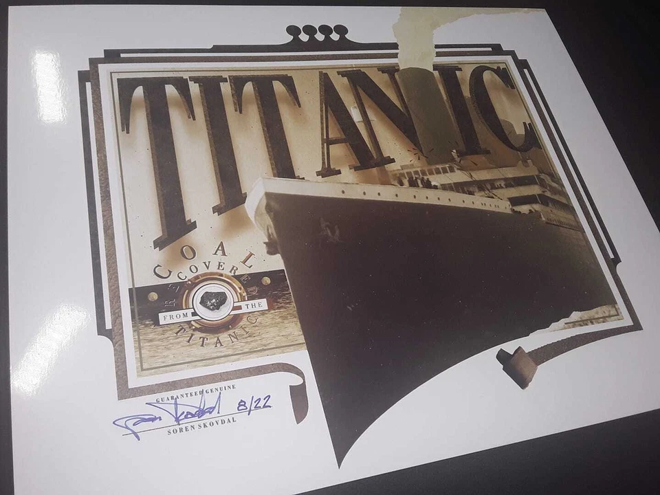 CARBÓN TITANIC REAL, pieza genuina documentada Foto 2 de 4