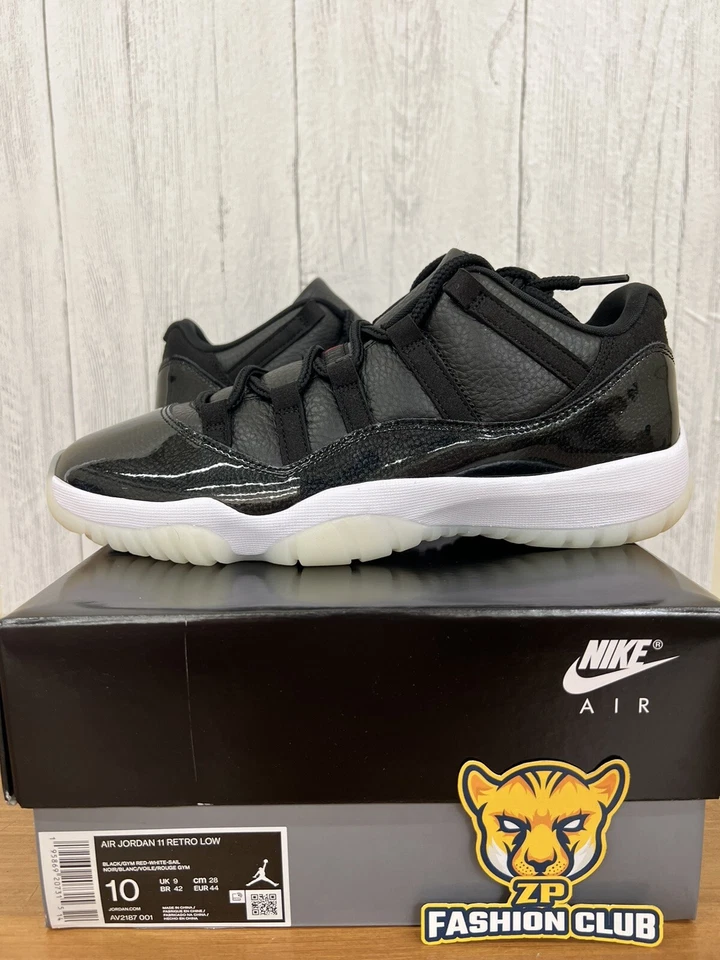 Air Jordan 11 Retro Low 72-10 MENS AV2187-001 GS 528896-001 - Image 3 of 4