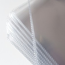 Premium 12" PVC Record Sleeves Vinyl LP Covers Thumb Cut Heavyweight 180mu NEW