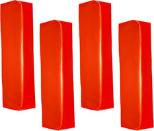Weighted End Zone Corner Football Pylons, Set of 4 (Orange)