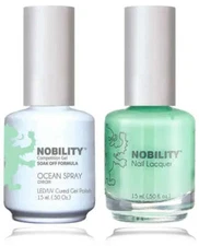 Lechat Nobility Gel Polish & Nail Lacquer - Ocean Spray 0.5 oz - #NBCS118