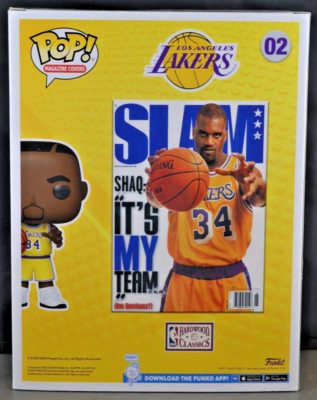Funko Pop! NBA Cover SLAM Shaquille O'Neal #02 Lakers Vinyl Figure