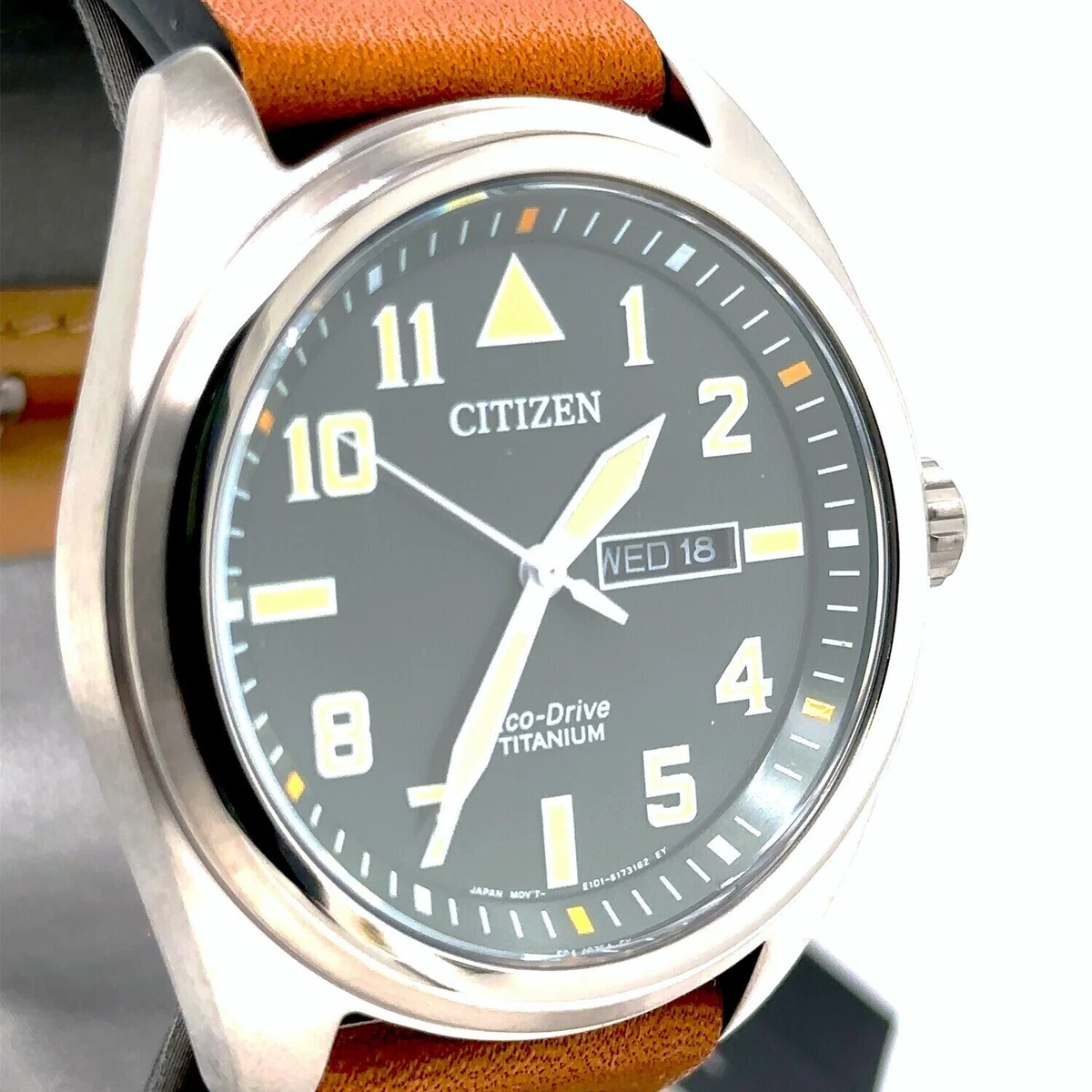 Citizen Garrison Eco Drive 42MM Titanium Watch BM8560-02X | eBay 