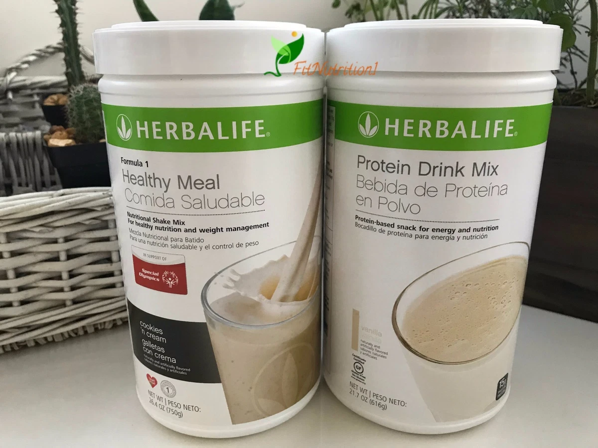 HERBALIFE FORMULA 1 SHAKE AND PROTEIN DRINK MIX FROM US