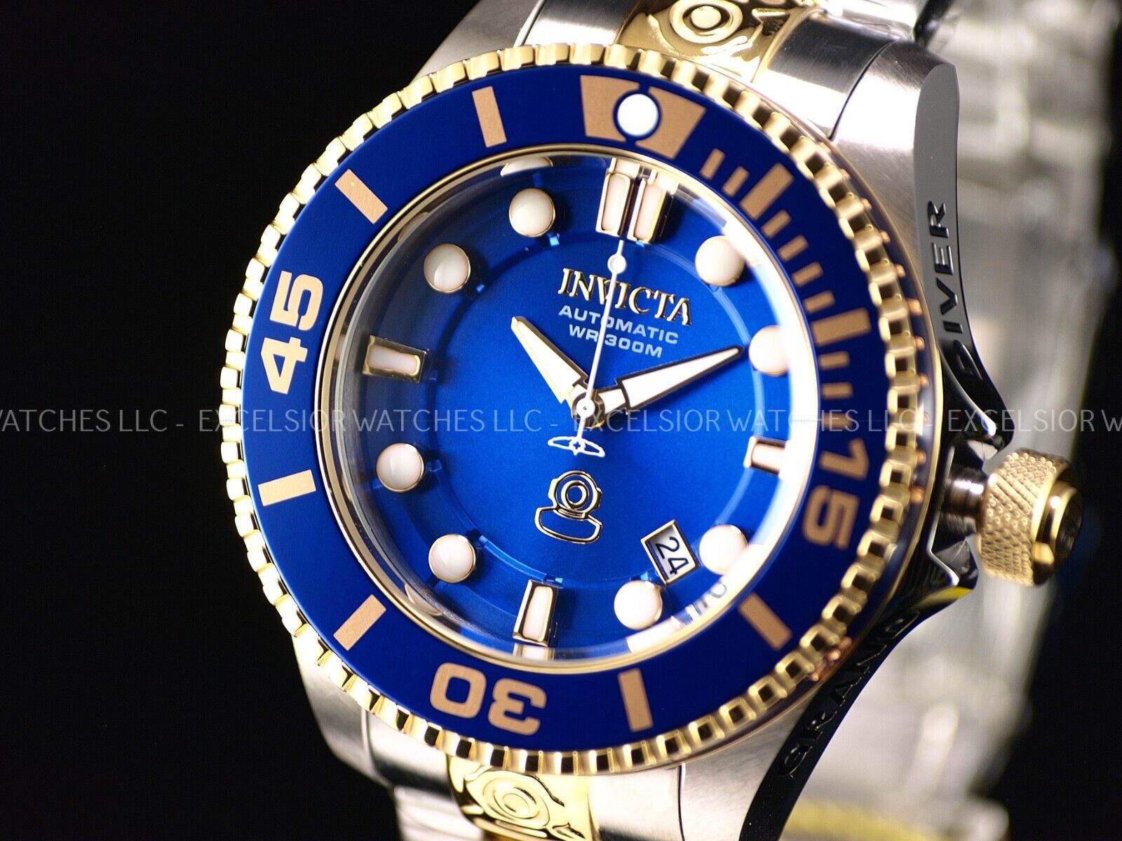 Invicta 47mm GRAND DIVER II Automatic 3D Blue Dial Two SS Watch 886678242962 | eBay