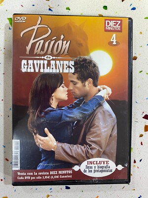 PASION DE GAVILANES DVD Nº 4 INCLUYE FOTOS Y BIOGRAFIAS DE LOS PROTAGONISTAS