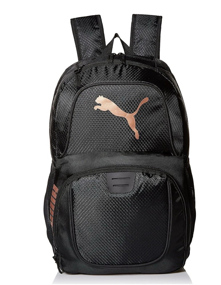 PUMA Evercat Contender Backpack, Blacl/Gold.