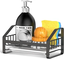 Sink Caddy Sponge Holder for Kitchen Sink Kitchen Bathroom Sink Organizer