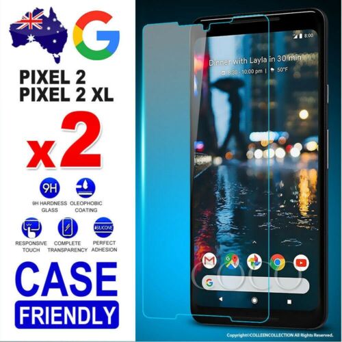 2x Tempered Glass Screen Protector Film For Google Pixel 2 / 2 XL - Picture 1 of 1