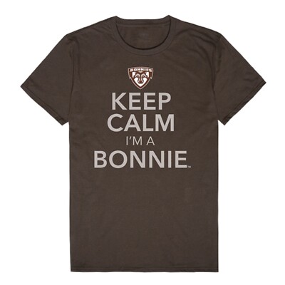 St. Bonaventure University Bonnies SBU NCAA College Cotton Keep Calm Tee T-Shirt