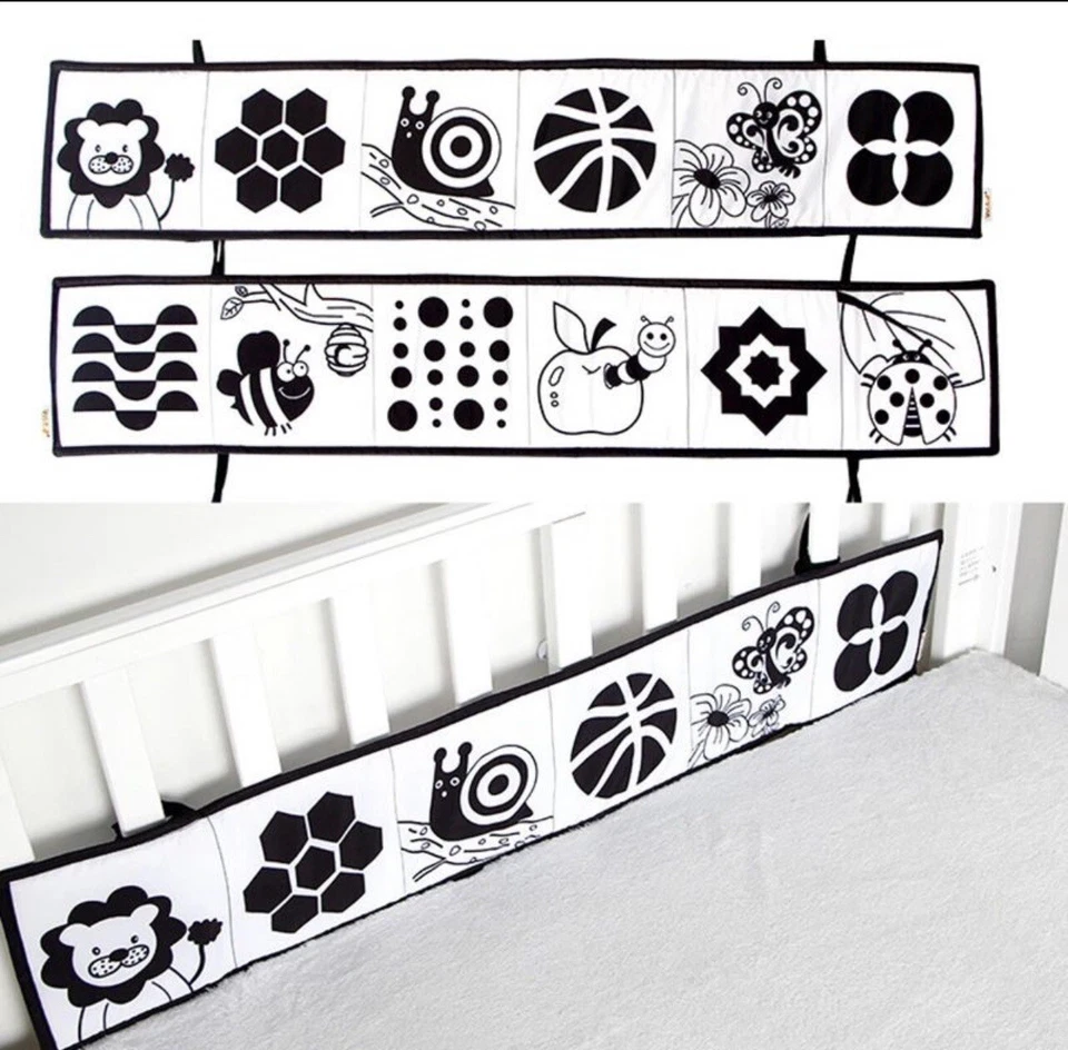 Высококонтрастные детские карточки товары для новорожденных детская игрушка для живота книги - Изображение 3 из 4