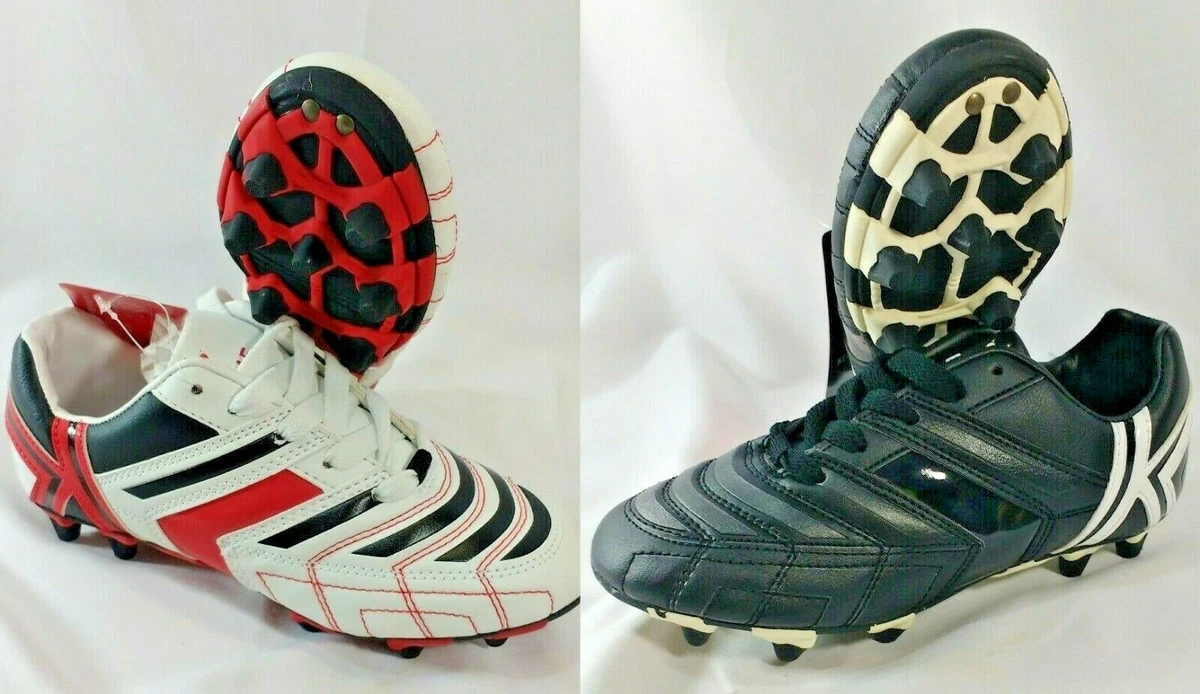 Kelme Ultra Junior Kids Youth Soccer Shoes Cleats White Red Black NEW in Box