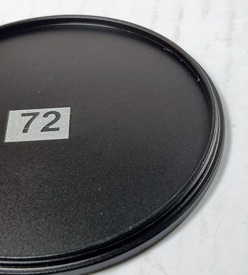 72mm Metal Front Lens Cap Screw-in 72 mm High Quality E72 Very Well made Black - Image 3 of 4